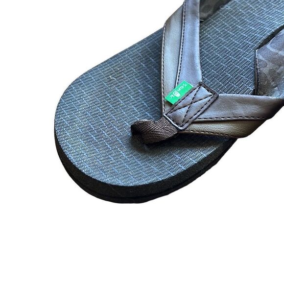 Sanuk Brown Flip Flops Women's Sandals Comfortable Slip On Casual Shoes - Picture 2 of 7